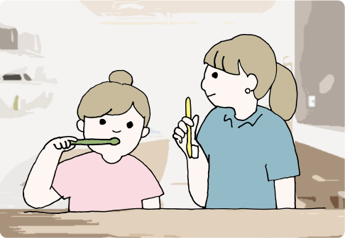 ママが守るこどもの歯並び